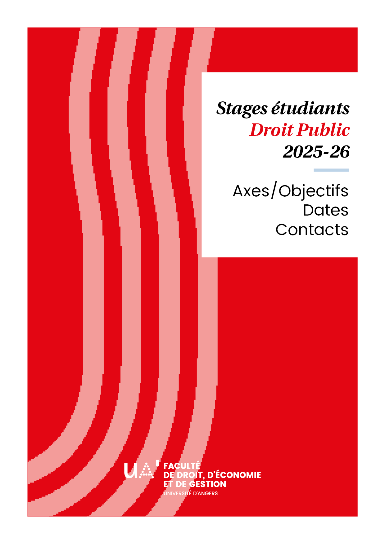 Livret de stages Droit public